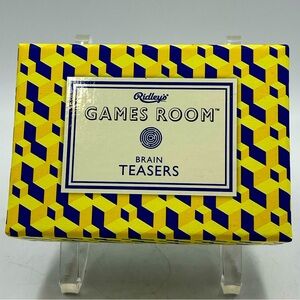 Ridley's Games Room: “Brain Teasers” 140 Trivia Question Cards Designed Age 8 Up